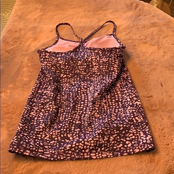 Champion Duo Dry XS Top with bra in EUC purple - Picture 2 of 6